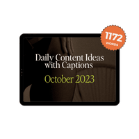 Thumbnail for October 2023 Onlyfans Content Ideas