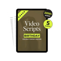Thumbnail for Birthday JOI Video Scripts