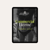 Thumbnail for Commercial License - Whole Store Bundle - 12 Month Duration, All Past & Future releases, For Onlyfans Coaches, Agencies + Service Providers