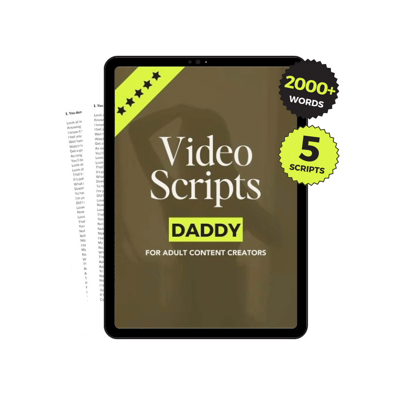 Daddy JOI Video Scripts