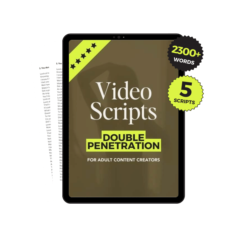 Double Penetration Joi Video Scripts Adult Creators Online