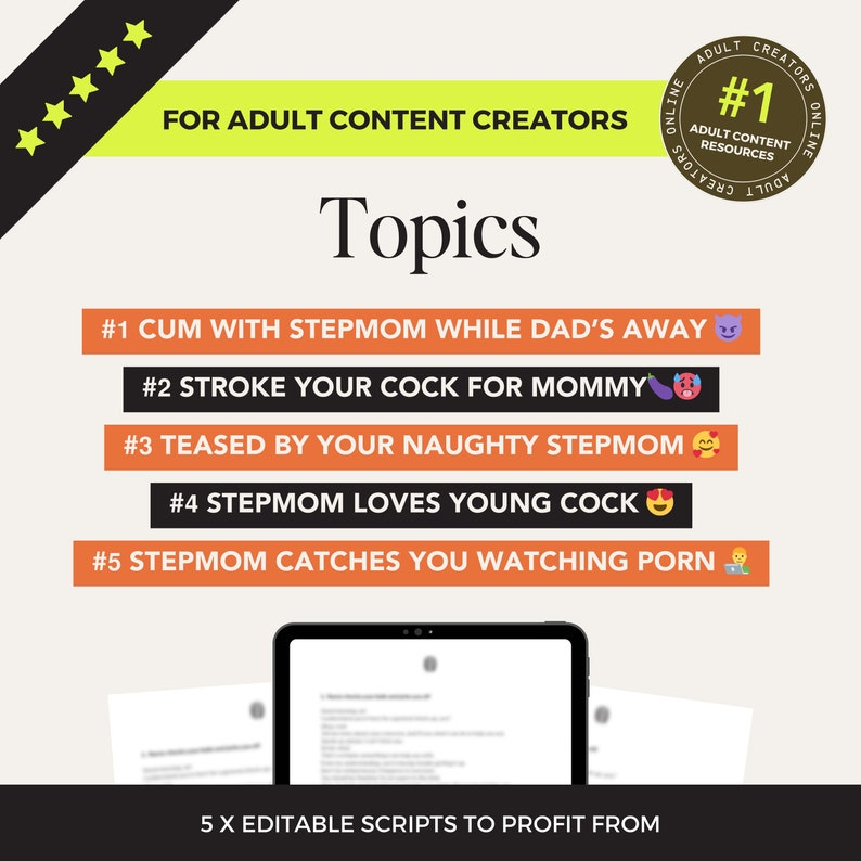 Stepmom JOI Video Scripts