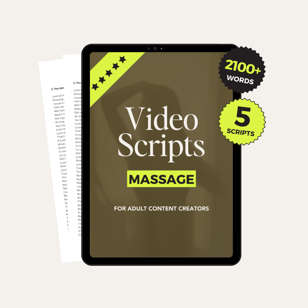 Massage JOI Video Scripts