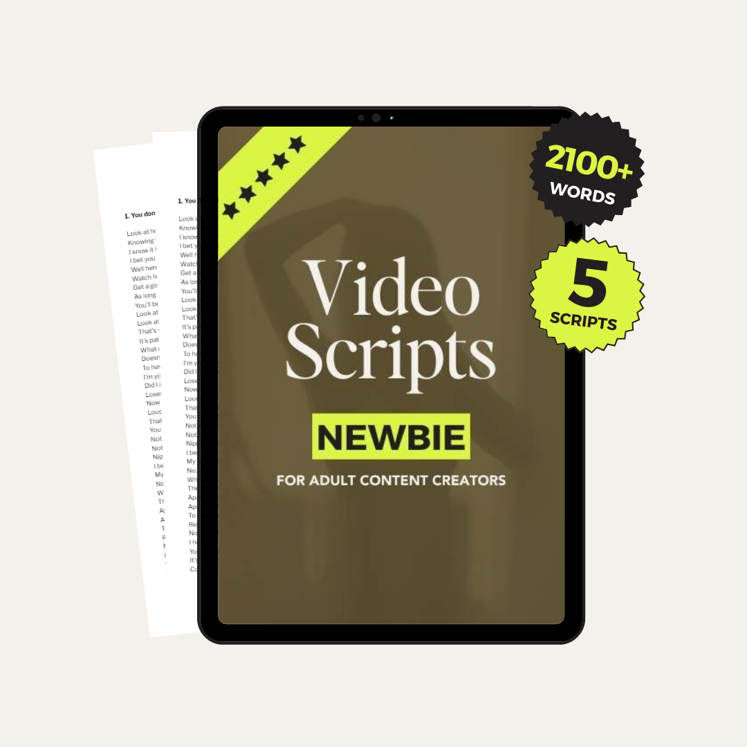 Newbie JOI Video Scripts