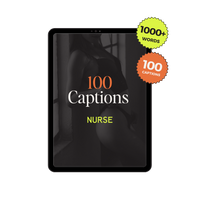 Thumbnail for 100 Nurse Themed Captions