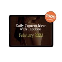 Thumbnail for February 2023 Onlyfans Content Ideas