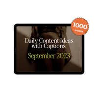 Thumbnail for September 2023 Onlyfans Content Ideas
