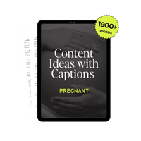 Thumbnail for 30 Pregnant Onlyfans Content Ideas with Captions