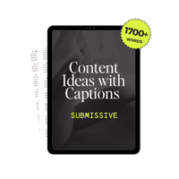 Thumbnail for 30 Submissive Onlyfans Content Ideas with Captions