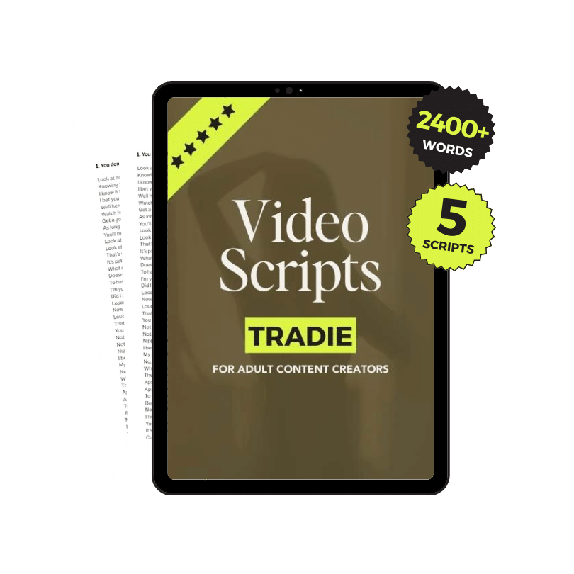 Tradie JOI Video Scripts